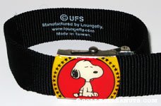 Snoopy sitting in circle of stars Belt