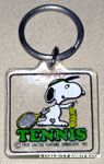 Snoopy Bouncing Tennis Ball Keychain