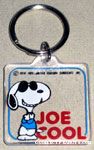 Joe Cool next to name Keychain