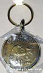 Snoopy & Woodstock sitting Metal Keychain