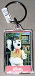 Sheriff Snoopy waving Photo Keychain