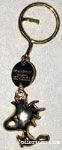 Woodstock sitting Gold-tone Metal Keychain