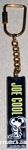 Joe Cool standing below name Keychain