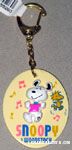 Snoopy & Woodstock dancing Keychain