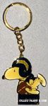Snoopy Running with Football San Diego Chargers Keychain