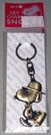 Snoopy with bowler hat and attache case Keychain