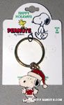 Santa Claus Snoopy Keychain