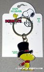 Woodstock wearing top hat and scarf Keychain