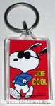 Snoopy Joe Cool running Keychain