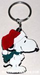 Santa Snoopy Keychain