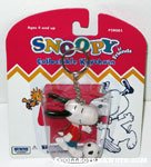 Snoopy Playing Soccer Keychain