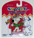 Snoopy with baseball mitt Keychain