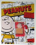 Charlie Brown leaning on Wall Keychain