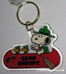 Camp Snoopy Logo Keychain