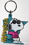 Joe Cool leaning on Minnesota Keychain