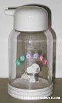 Snoopy holding dog dish Sipper Bottle