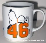 Snoopy lying on number