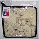 Peanuts Gang Comic Strips Brown Pot Holder