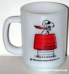 Flying Ace on Doghouse Mug