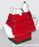 Snoopy on Doghouse Teapot