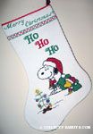 Santa Snoopy and Woodstock