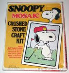 Snoopy Mosaic Crushed Stone Craft Kit