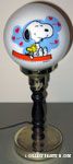 Snoopy and Woodstock on Doghouse Lamp