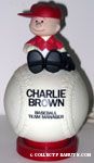 Charlie Brown sitting on baseball Lamp