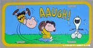 Laughing Snoopy Car License Plate