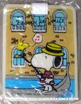 Snoopy Gondolier & Woodstock singing on boat in canal Luggage Tag
