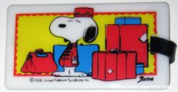Snoopy as Bellboy with Luggage Luggage Tag