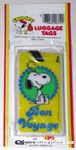 Snoopy & Woodstock sitting 'Bon Voyage' Luggage Tag