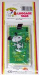 Snoopy & Woodstock dancing 'Have a Great Trip!' Luggage Tag