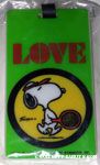 Snoopy tennis player 'Love' Luggage Tag