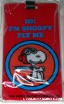 Flying Ace 'Hi, I'm Snoopy. Fly me!' Luggage Tag