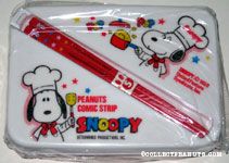 Chef Snoopy making popcorn Bento Box