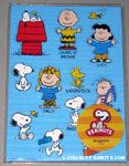  Peanuts Gang Poses Magnet Sheet