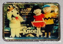 Snoopy, Charlie Brown and Lucy Mascots at Knott's Camp Snoopy Magnet