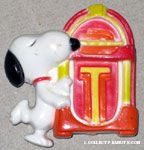 Snoopy dancing at Jukebox Magnet