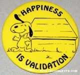  Snoopy by Doghouse 'Happiness is Validation' Magnet