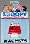 Snoopy on Doghouse Magnet