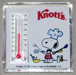 Chef Snoopy Thermometer Knott's Magnet