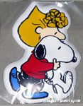 Sally holding Snoopy Magnet