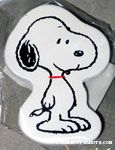  Snoopy standing Wooden Magnet