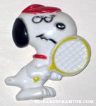 Snoopy playing tennis Magnet
