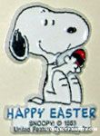 Snoopy Holding Egg