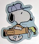 Snoopy with Golf Clubs