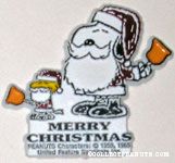 Santa Snoopy and Woodstock