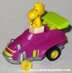 Woodstock in Purple Car Popmobile Toy