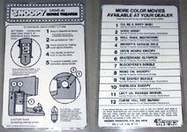 Drive in Theatre Instruction Card